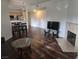 Spacious living room with fireplace and modern decor at 5250 S Rainbow Blvd # 1140, Las Vegas, NV 89118