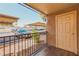 Inviting front door with covered parking, perfect for easy access and protection from the elements at 5383 Indian River Dr # 323, Las Vegas, NV 89103