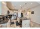 Kitchen with granite countertops, stainless appliances, and a large island at 5662 Oak Bend Dr, Las Vegas, NV 89135
