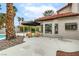 Stylish patio area with comfortable seating offers a serene spot to enjoy the outdoors at 5757 Charles Holden Ct, Las Vegas, NV 89103