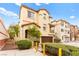 Beautiful home with well-manicured landscaping and a spacious two-car garage at 6488 Bentley Wood Ct, Las Vegas, NV 89130