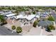 Aerial view showcasing the home's location within a residential neighborhood at 663 D Ave, Boulder City, NV 89005
