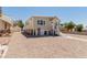 This home features fresh exterior paint and an inviting entryway at 663 D Ave, Boulder City, NV 89005