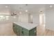 Spacious living room with bright, neutral walls and new flooring at 663 D Ave, Boulder City, NV 89005
