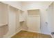 Walk-in closet equipped with built-in shelving and ample storage space at 7434 Eggshell Dr, North Las Vegas, NV 89084