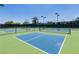 Well-maintained outdoor pickleball courts for active community recreation at 7434 Eggshell Dr, North Las Vegas, NV 89084