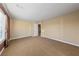 Light and airy bedroom featuring plush carpeting and neutral walls at 7438 Desertscape Ave, Las Vegas, NV 89178