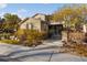 Charming two-story home featuring a cozy front yard and a private courtyard at 7438 Desertscape Ave, Las Vegas, NV 89178