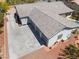 Aerial view featuring a three-car garage and extra-long driveway at 8125 Soledad Canyon St, Las Vegas, NV 89131