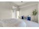 Bright bedroom featuring carpet, and modern furnishings at 8255 One Las Vegas Blvd # 504, Las Vegas, NV 89123