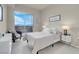 Bright bedroom featuring private balcony with city views at 8255 One Las Vegas Blvd # 504, Las Vegas, NV 89123