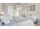 Cozy bedroom with modern white dresser, comfortable bed, and minimalist decor at 8255 One Las Vegas Blvd # 504, Las Vegas, NV 89123