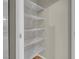Organized closet with multiple wire shelves, providing ample storage space at 8255 One Las Vegas Blvd # 504, Las Vegas, NV 89123