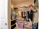Walk-in closet with ample storage for clothes, shoes and accessories at 8370 Lost Lake Ct, Las Vegas, NV 89147