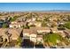 Stunning aerial view of the property showcasing its prime location within a vibrant neighborhood at 10002 Trapper Mountain St, Las Vegas, NV 89178