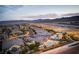 Neighborhood with mountain views, showcasing community landscaping at 12168 Dorada Coast Ave, Las Vegas, NV 89138