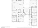Detailed floor plan showing layout of home's rooms, including bedrooms, bathrooms, kitchen, and living spaces at 12168 Dorada Coast Ave, Las Vegas, NV 89138