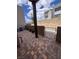 Private brick patio with views of the surrounding community at 1467 Melodic Lark Ln, Las Vegas, NV 89138