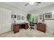 Office featuring tile flooring and a large desk with built-in drawers at 2244 Shadow Canyon Dr, Henderson, NV 89044