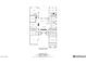 Detailed floor plan showcasing the layout of this spacious home, including room dimensions and features at 2822 Ashby Ave, Las Vegas, NV 89102