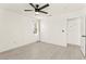 Bright and airy bedroom with stylish flooring, ceiling fan, and a sunny window at 3150 Soft Breezes Dr # 1037, Las Vegas, NV 89128