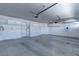 Clean and spacious garage featuring built in storage at 3633 Fox Heather Dr, Las Vegas, NV 89129