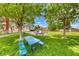 Community park showcases a picnic table, playground, and lush greenery, ideal for Gathering outings and recreation at 364 Clark Dr, Henderson, NV 89074