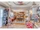 Open-concept dining area featuring a spacious layout and tile flooring at 364 Clark Dr, Henderson, NV 89074
