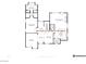 Detailed first floor floorplan showcasing the layout of the home with room dimensions at 364 Clark Dr, Henderson, NV 89074