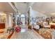Open floor plan with high ceilings, pillars and large windows bringing in natural light at 364 Clark Dr, Henderson, NV 89074