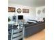 Cozy living space featuring a comfortable sofa, dining table, and sleeping area at 3722 S Las Vegas Blvd # 1111, Las Vegas, NV 89113