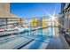 Relaxing pool area with lounge chairs and a view of the city at 3722 S Las Vegas Blvd # 1111, Las Vegas, NV 89113