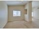 Carpeted bedroom with ceiling fan and neutral walls, ready for your personal touch at 3766 Port Ritchey St, Las Vegas, NV 89147