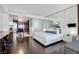 Studio suite features a Queen bed, workstation, and Kitchenette at 4381 W Flamingo Rd # 3710, Las Vegas, NV 89103