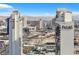 Wide shot of city buildings with the Palms in the foreground, on a clear day at 4381 W Flamingo Rd # 3710, Las Vegas, NV 89103