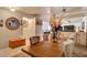 An open dining room features elegant decor with a charming ambiance at 5220 Shasta Daisy St, North Las Vegas, NV 89031