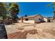 Backyard featuring a large open space with a view of the home at 5274 Somerset Dr, Las Vegas, NV 89120