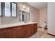 Bathroom featuring a large vanity, ample counter space, and a toilet at 5274 Somerset Dr, Las Vegas, NV 89120