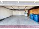 Spacious two car garage with epoxy flooring and plenty of storage space at 5460 Conville Pl, Las Vegas, NV 89120