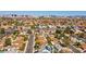 Expansive aerial view of a suburban neighborhood with the Las Vegas skyline in the distance at 6181 Cedarwood Ave, Las Vegas, NV 89103