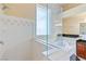 Bright bathroom featuring a standalone shower and soaking tub at 6224 Red Pine Ct, Las Vegas, NV 89130