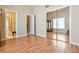 Spacious bedroom with hardwood floors, large closets, and ensuite bathroom at 6224 Red Pine Ct, Las Vegas, NV 89130