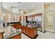Spacious kitchen with stainless steel appliances, granite countertops, and a center island at 6224 Red Pine Ct, Las Vegas, NV 89130