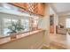 Bright dining area overlooking the backyard, with access to both the kitchen and living spaces at 6559 Musette Ave, Las Vegas, NV 89139