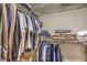 Organized walk-in closet featuring ample shelving and hanging space for clothing and accessories at 6559 Musette Ave, Las Vegas, NV 89139