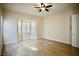 Bright and airy bedroom with a cozy bay window and plantation shutters at 66 Sunset Bay St, Las Vegas, NV 89148