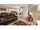 Open-concept living and dining area with stylish furnishings and ample natural light at 6837 Dragonfly Rock St, Las Vegas, NV 89148