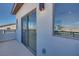 Balcony view showing sliding glass doors with modern design at 9756 Rock Cliff St, Las Vegas, NV 89141