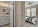 Hallway offers a view into the bedroom and bathroom at 9903 Spinel Pl, Las Vegas, NV 89143
