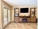 Cozy living room with stylish built-ins and a fireplace, perfect for relaxation at , Las Vegas, NV 89117